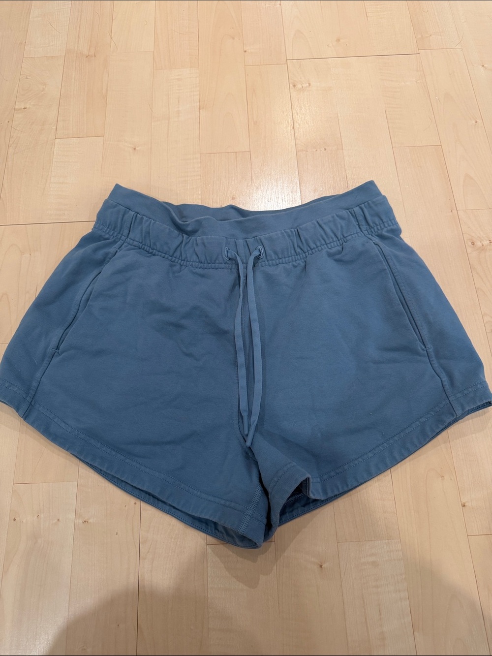 lululemon athletica Slate Blue Drawstring Athletic Shorts